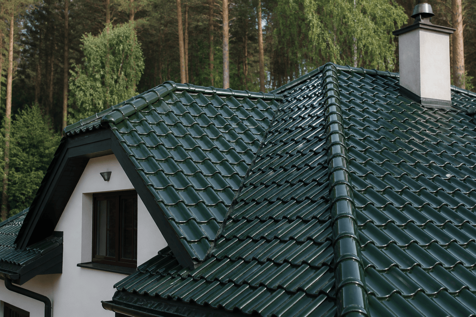 Zielona Dachówka Ceramiczna